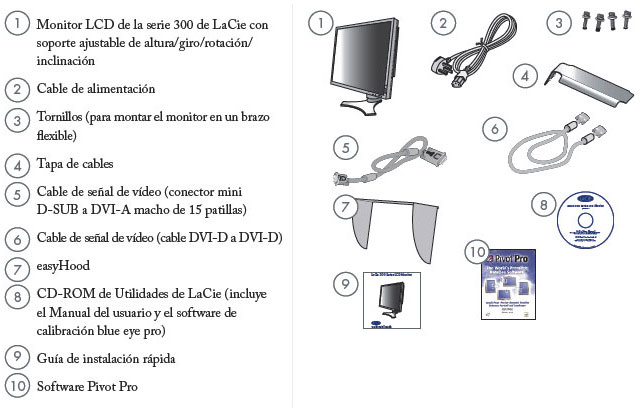 Contenido laCie 320