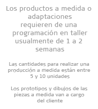 aviso producción