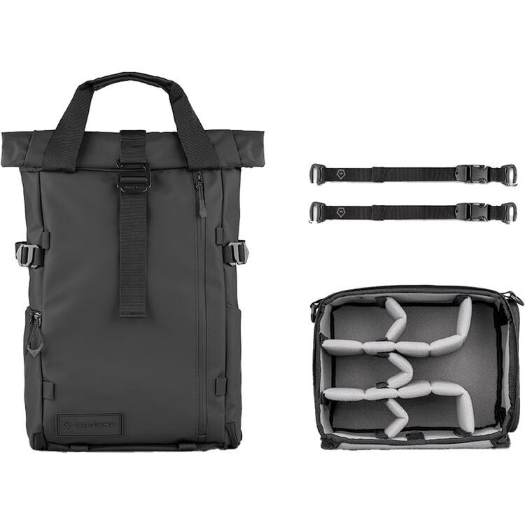 Mochila PRVKE 21L Negra V4 con cube Essential