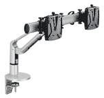 Sistema de brazo articulado 3D para dos monitores de 3 a 7 kg