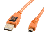 Cable TetherPro USB 2.0 A male a mini-B 5 Pin 4.6m