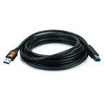 TetherTools cable USB 3.0 SuperSpeed de A a B 4.6m negro