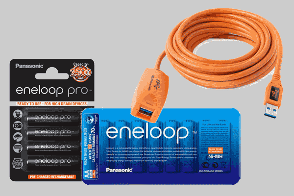 Energía, cables, y accesorios