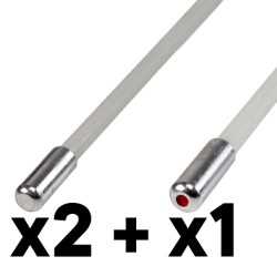 Varillas para Light Dome SE (2 uds. normales, 1 ud. punto rojo)
