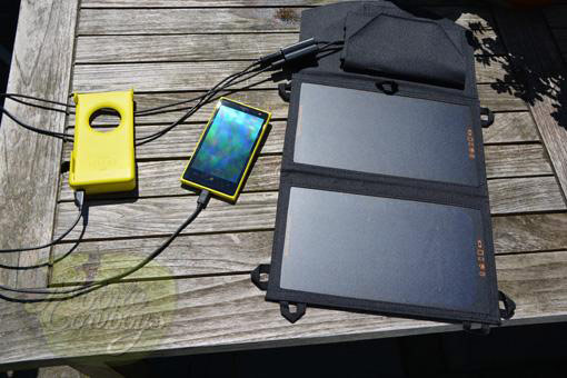 Panel solar portátil, Cargador de 12w