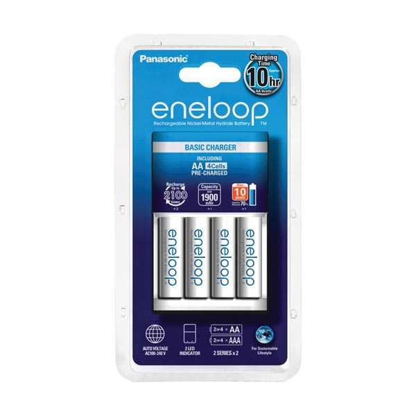 Eneloop cargador BQCC51E + 4 AA