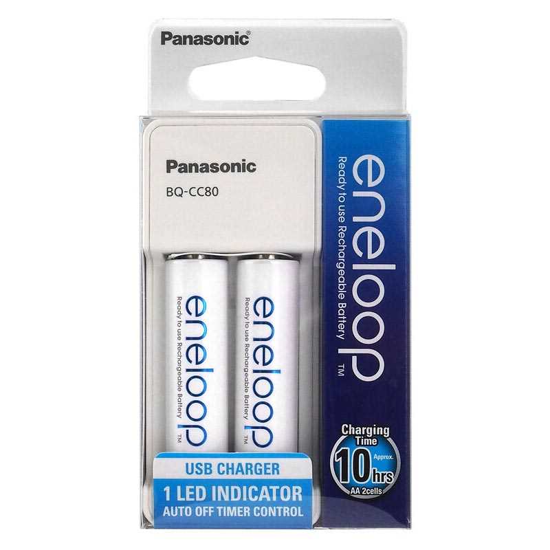 Eneloop Cargador USB x 2AA