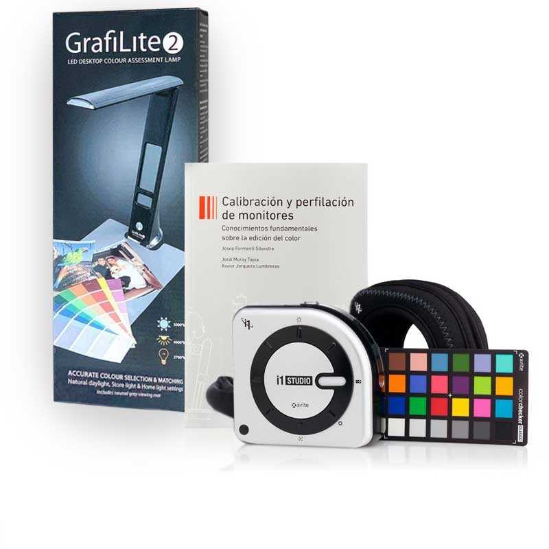 ColorChecker Studio para monitor, impresora y escáner + Grafilite