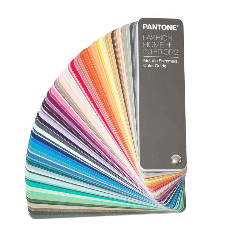 Pantone Fashion Home and Interiors Metallic Shimmers