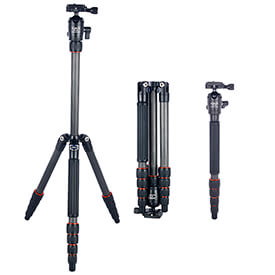 Trípode de carbono KN225 + rótula KB25