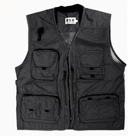 Chaleco de Taslon Waterproof de color negro talla XXL