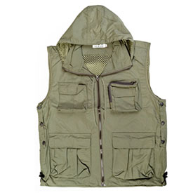 Chaleco QD-2 de fotógrafo Waterproof color verde talla XXXL