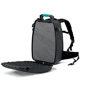 Mochila rígida HPRC3500 negro/blue bassano con espuma