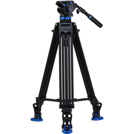 Benro Kit tripode video A573TBS7 doble tubo aluminio con rótula S7