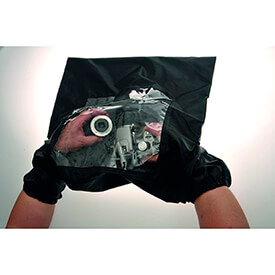 Bolsa con ventana transparente para cambiar el objetivo