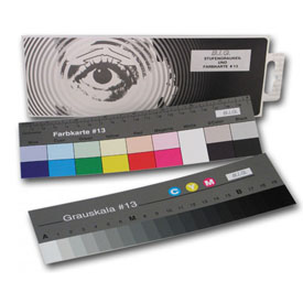Carta para balance de grises y carta de colores (longitud 18cm)