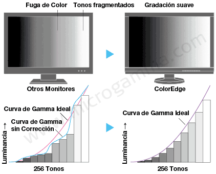 corrección de gamma