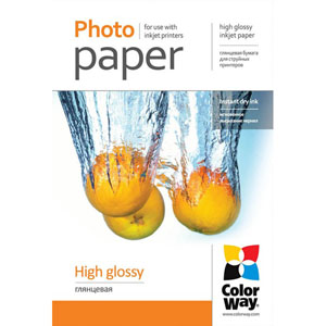 Papel fotográfico ColorWay alto brillo 200gr (50 hojas)