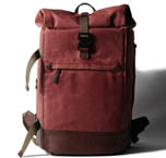 Mochila Compagnon The backpack - rojo y marrón oscuro