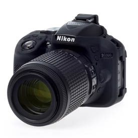 Funda Silicona Easycover Nikon D5300 Black
