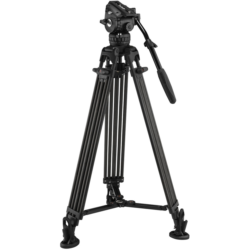 Trípode para vídeo de carbono E-Image GC752 y rótula GH06 (6 kg)
