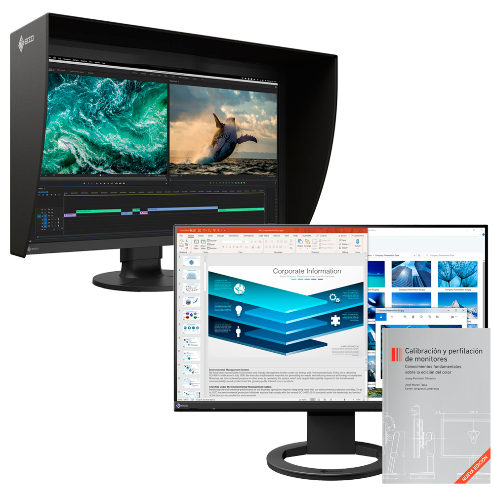 Monitor Eizo ColorEdge CG2700S y EV2480 + 5 años de garantía Eizo