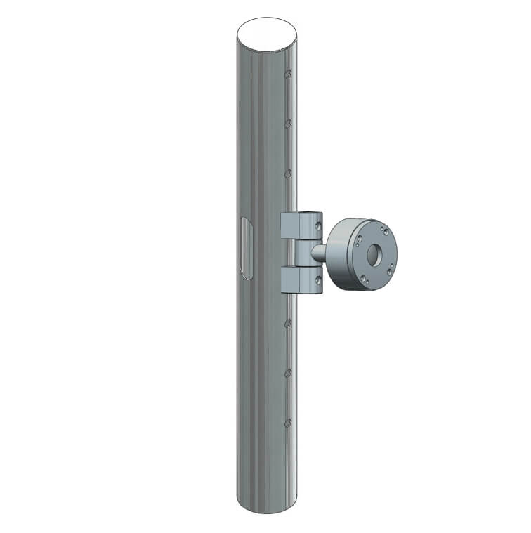 Tubo de acero inoxidable,diametro 63 x 600 mm longitud