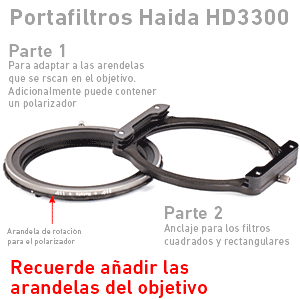 Portafiltros Haida 100-PRO HD3300