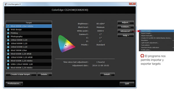 eizo colornavigator