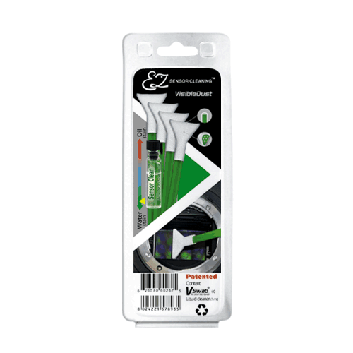 VisibleDust EZ Kit - 4 Swab 1.3 verde + 1ml Sensor Clean